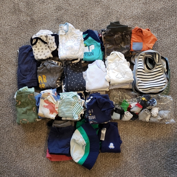 👶🏽SOLD👣3-6m Infant Boy Clothes👣👶🏽 - Picture 1 of 2